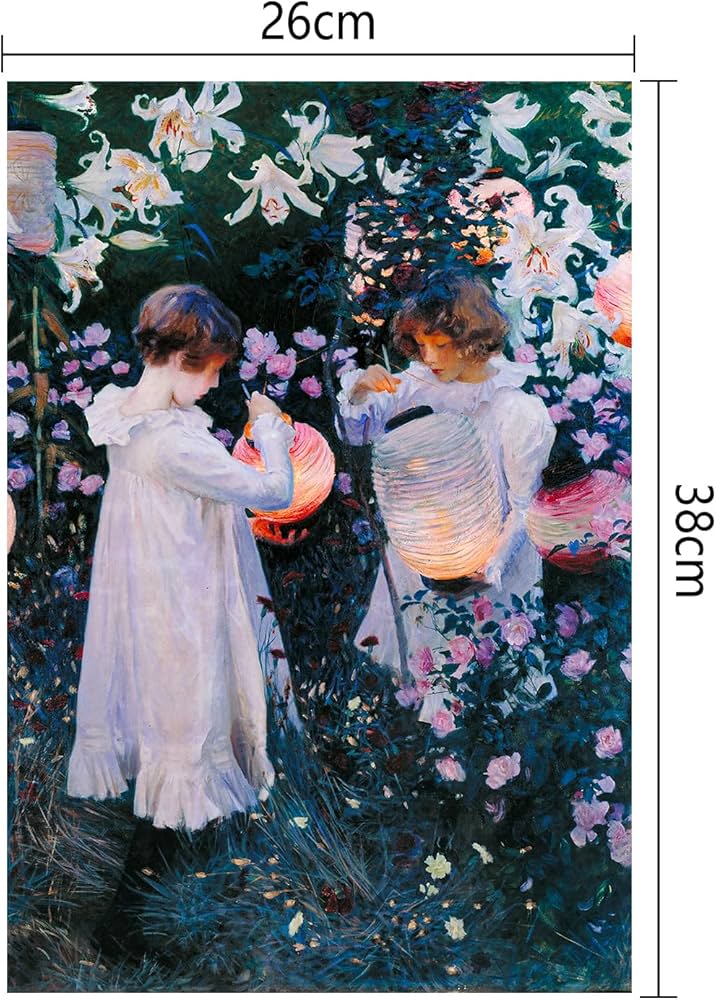 Amazon | （26×38cm）CHengQiSM 1000ピース ジグソーパズル